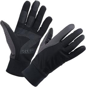 img 4 attached to 🧤 OZERO Winter Thermal Gloves – Unisex Touch Screen, Water Resistant, Windproof, Anti-Slip, Heated Hand Warmers for Hiking, Driving, Running, Cycling