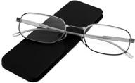 feisedy reading glasses blocking compact logo