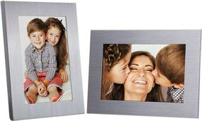 img 4 attached to 🖼️ Stylish 2.5"x3.5" Silver Picture Frame (1) – Perfect for Cherished Moments