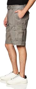 img 3 attached to 🩳 Men's UNIONBAY Survivor Cargo Shorts - Regular and Extended Sizes with Belted Design