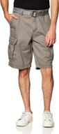 🩳 men's unionbay survivor cargo shorts - regular and extended sizes with belted design логотип