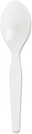 genuine joe gjo10432 heavyweight disposable spoons - sturdy and convenient cutlery logo