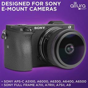 img 2 attached to 📷 Altura Photo Circular Fisheye Lens 6.5mm f/2.0 for Sony Alpha Mirrorless Cameras A6600, A6500, A6400, A6300, A6100, A6000, A5100, A5000, NEX – E Mount Lens with Protective Hard Case