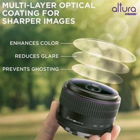 img 1 attached to 📷 Altura Photo Circular Fisheye Lens 6.5mm f/2.0 for Sony Alpha Mirrorless Cameras A6600, A6500, A6400, A6300, A6100, A6000, A5100, A5000, NEX – E Mount Lens with Protective Hard Case