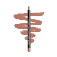 💄 nyx professional makeup slim lip pencil, neutral peekaboo shade logo