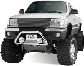 img 1 attached to Enhance Your Toyota Truck's Look with Westin Automotive Products 301105 Mounting Kit for Safari Light Bar