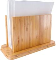 🎍 bamboo napkin holder by home intuition: innovative organizer for holding napkins логотип