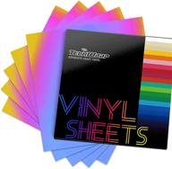 🌈 teckwrap holographic opal sunset violet purple vinyl sheets - pack of 5, 12"x12 logo