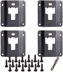 img 4 attached to 🔒 Enhanced Tie Down Brackets for 2015-2021 Ford F150 F250 F350 & Raptor - Eleven Guns, Steel Hook Reinforcement Plates, Anti-Theft Screws & T30 Screwdriver – Ultimate Secure Fastening (Tie Down Brackets for Ford)