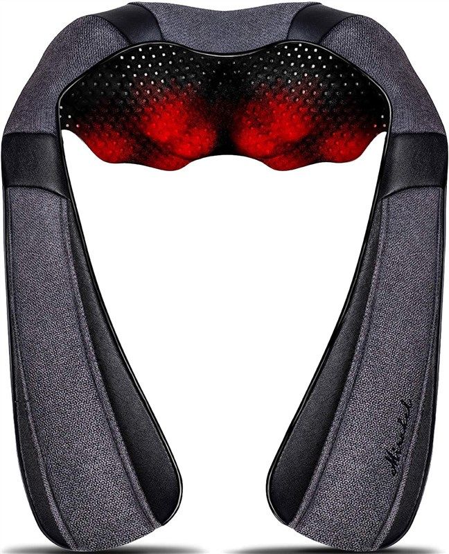 massager shiatsu electric shoulder kneading wellness & relaxation 로고