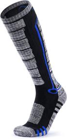 img 2 attached to TSLA Dual Pack Unisex Winter Ski Socks - Calf Compression Snowboard Socks, Thermal Warm Socks for Cold Weather