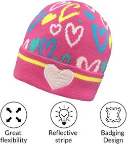 img 3 attached to 🧤 Accsa Winter Girls' Accessories - Gloves and Beanie for Cold Weather