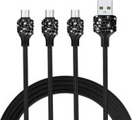 micro usb cable (3-pack portable audio & video logo