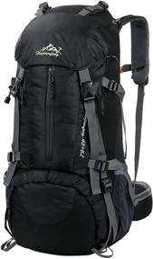 img 4 attached to 🎒 Esup Multipurpose Mountaineering Backpack, Black 50L+