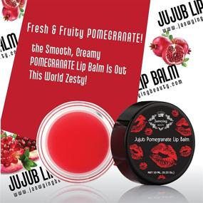 img 2 attached to 🍒 Pomegranate Lightening Lip Treatment - Enriched with Shea Butter for Dark Lips, Moisturizes and Nourishes - Net 0.33 Oz (10 g.)