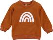 toddler sweatshirt rainbow pullover clothing outdoor recreation logo
