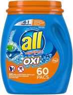 👕 all mighty pacs laundry detergent 4 in 1 with oxi, tub, 60 count: powerful cleaning solution for fresh and bright clothes logo