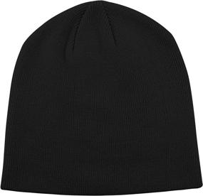 img 3 attached to 🧢 Stylish Nine Bull Acrylic Beanie: Unisex Winter Brimless Stocking Hat for Men and Women