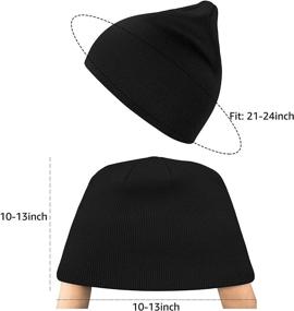 img 2 attached to 🧢 Stylish Nine Bull Acrylic Beanie: Unisex Winter Brimless Stocking Hat for Men and Women