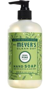 img 3 attached to 🌲 Mrs Meyer's Clean Day Liquid Hand Soap in Iowa Pine Scent, 12.5 fl oz - Pack of 6