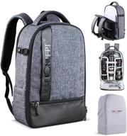 k&f concept camera backpack: waterproof dslr camera 🎒 bag with laptop compartment, tripod holder, and lens protection logo