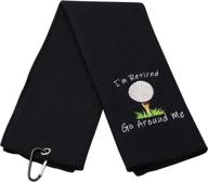 pofull embroidered retired arouud retirement logo