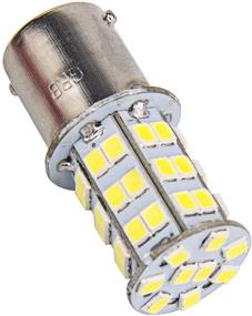 img 1 attached to 10 Pcs Ultra Bright LED Replacement Light Bulbs for RV Indoor Lights - 1156 1141 1003 1073 BA15S 7506 - Xenon White 6000K (12V DC)