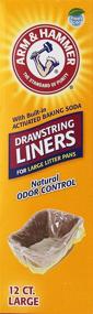 img 1 attached to 🗑️ Arm & Hammer Large Drawstring Liners (12 Count) – Convenient and Efficient Waste Management Solution