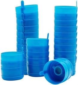 img 4 attached to 🌳 Happy Trees 3 and 5 Gallon Reusable Lids: Non-Spill Water Jug Caps, 55mm Anti-Splash for Water Dispenser Jugs - 30 Pcs