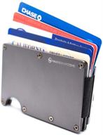 rfid-blocking slim minimalist card holder/travel wallet for credit cards logo