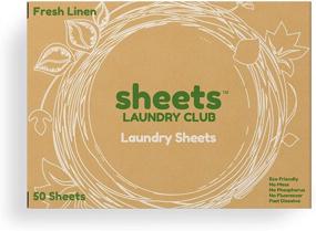 img 4 attached to 🌊 Shark Tank Featured: Liquidless Laundry Detergent Sheets - Up to 100 Loads, Plastic-Free, Fresh Linen Scent, Eco-Friendly & Hypoallergenic with XS Load Option