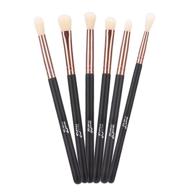 discover the perfection of msq eye brush set rose gold - 6pcs makeup brushes for eyeshadow, eyebrow, and eyeliner logo