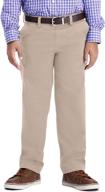 🌿 haggar little regular sustainable chino boys' pants: stylish & eco-friendly clothing logo