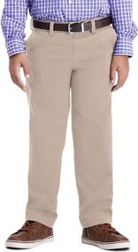 img 3 attached to 🌿 Haggar Little Regular Sustainable Chino Boys' Pants: Stylish & Eco-friendly Clothing