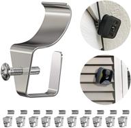 📷 no-hole needed blink outdoor camera vinyl siding clip hooks: a 12-pack of weatherproof stainless steel blink siding mount for mounting blink xt2 and blink outdoor home security logo