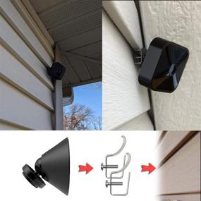 img 2 attached to 📷 No-Hole Needed Blink Outdoor Camera Vinyl Siding Clip Hooks: A 12-Pack of Weatherproof Stainless Steel Blink Siding Mount for Mounting Blink XT2 and Blink Outdoor Home Security