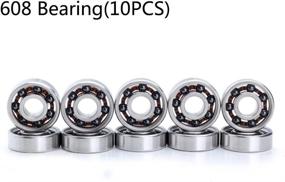 img 4 attached to 🛹 Skateboard Stainless Bearings 8×22×7mm - Enhanced for SEO