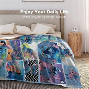 img 1 attached to Suguroo Cartoon Plush Soft Warm Print Throws – Cute Blanket for Bed, Couch, Chair – Ideal for Living Room Décor – 50 x 40 Inches