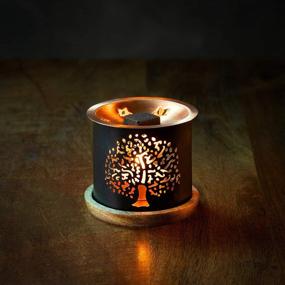 img 2 attached to 🌳 Oud Al Khaleeji, Oud Al Saher, Oud Al Ibtisam Bakhoor by Dukhni - (3 Trays x 9 Pieces Each) & Tree of Life Exotic Burner, Ideal for Prayer & Meditation. Excellent Gift for SEO.