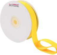 🎀 laribbons wide grosgrain ribbon - 25 yard yellow maize: durable and vibrant decoration solution logo