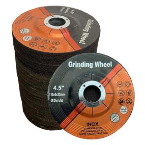 img 1 attached to 🔥 Premium 4.5 Inch Grinding Wheel for Metal - 25 Pack for Aggressive Metal Grinding