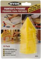 hyde tools 43510 painters pyramid (10 pack): convenient & versatile painting accessories in yellow - get the best value with 10 count pack logo