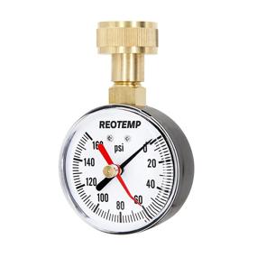 img 4 attached to 🌼 Reotemp Pressure Gauge for Female Garden Applications