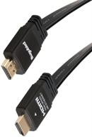 🔌 bugubird 3ft 4k flat hdmi cable - high speed 18gbps hdmi 2.0 cable with ethernet support for ultra hd 2160p 1080p 3d hdr and audio return(arc) - available in 3 colors and multiple lengths logo