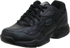 img 4 attached to 👟 Skechers Women's Work Relaxed Fit: Felton - Albie Slip-Resistant Shoe