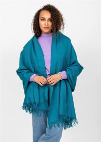 img 2 attached to 🧣 Оверсайз плед Пашмина от Fairtrade женские аксессуары от Likemary