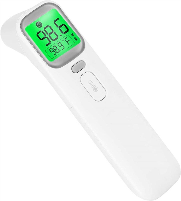 touchless thermometer infrared forehead function logo