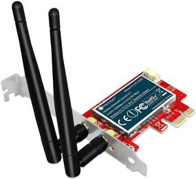 img 4 attached to 📶 FebSmart 1200Mbps Wireless AC PCIE Wi-Fi Adapter with Bluetooth 4.2 for Windows 10/8/8.1 64bit and Server 2012/2012R2/2016/2019 Desktop PCs