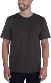 img 3 attached to Men's Carhartt Relaxed Heavyweight Short Sleeve T-Shirt - Clothing for Shirts