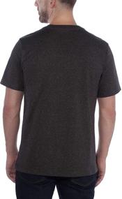 img 2 attached to Men's Carhartt Relaxed Heavyweight Short Sleeve T-Shirt - Clothing for Shirts